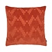 Linen & More Twisted Brooklyn kussen oranje 45x45cm