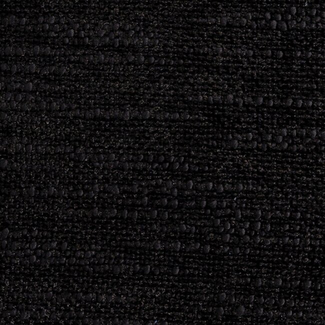 Linen & More Coco Chenille kussen zwart 30x50cm