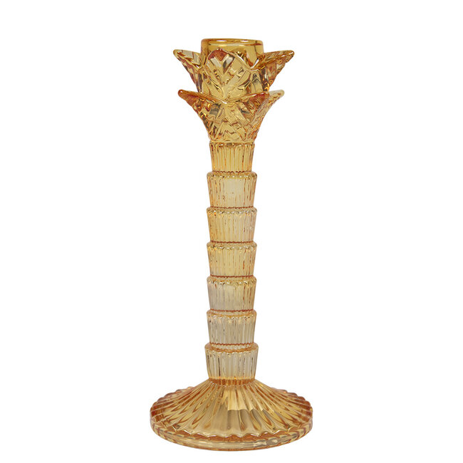 Mars & More kandelaar palmboom licht beige 21cm*