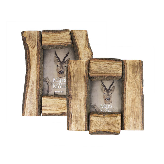 Mars & More fotolijst mango boomstam 15x20cm