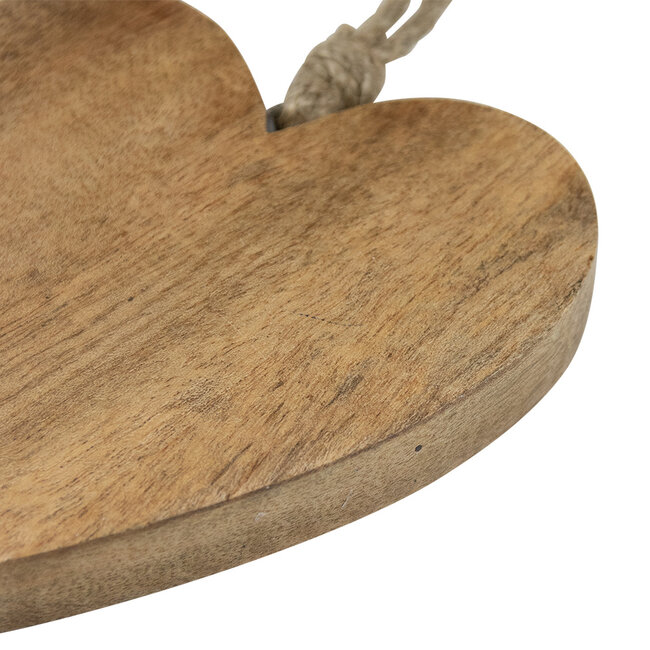 Mars & More hart hanger mango touw 8cm