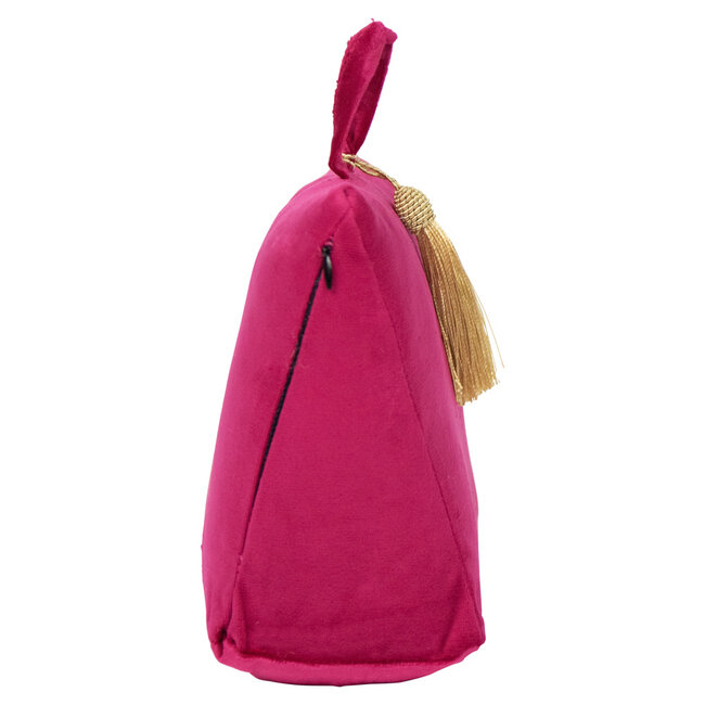 Mars & More deurstopper fluweel fuchsia 18cm