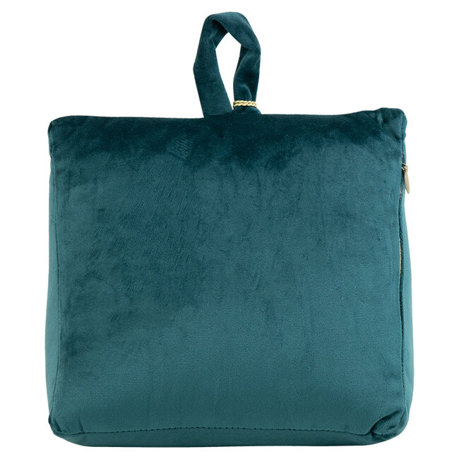 Mars & More deurstopper fluweel petrol 18cm