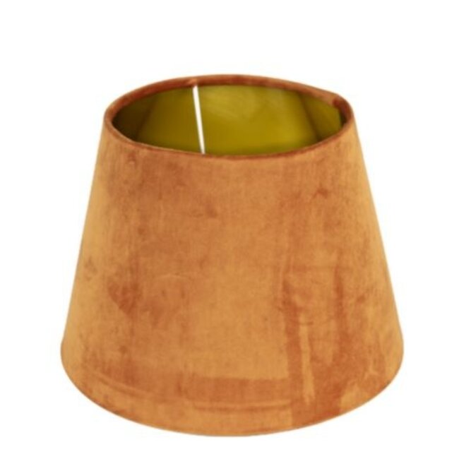 Mars & More lampenkap fluweel oranje dia 30cm