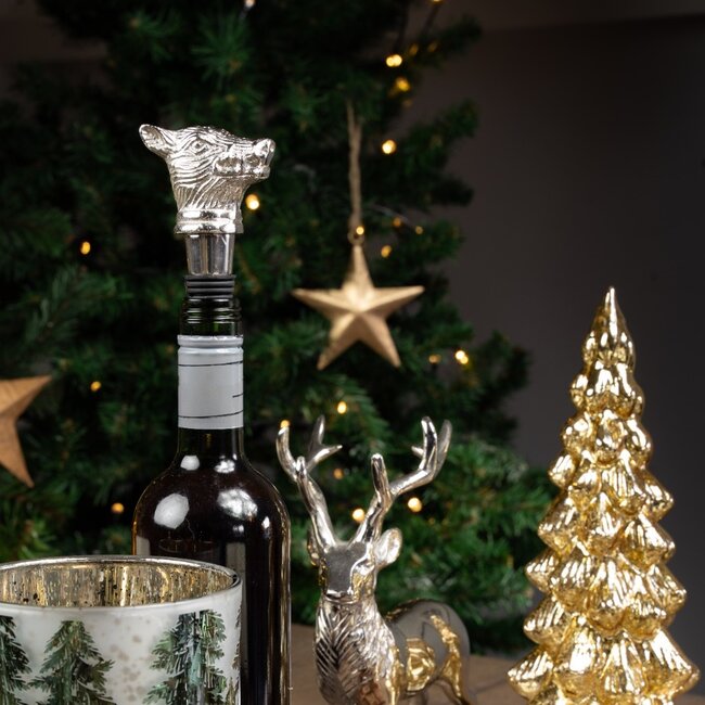 Mars & More wijnstopper wild zwijn 11cm