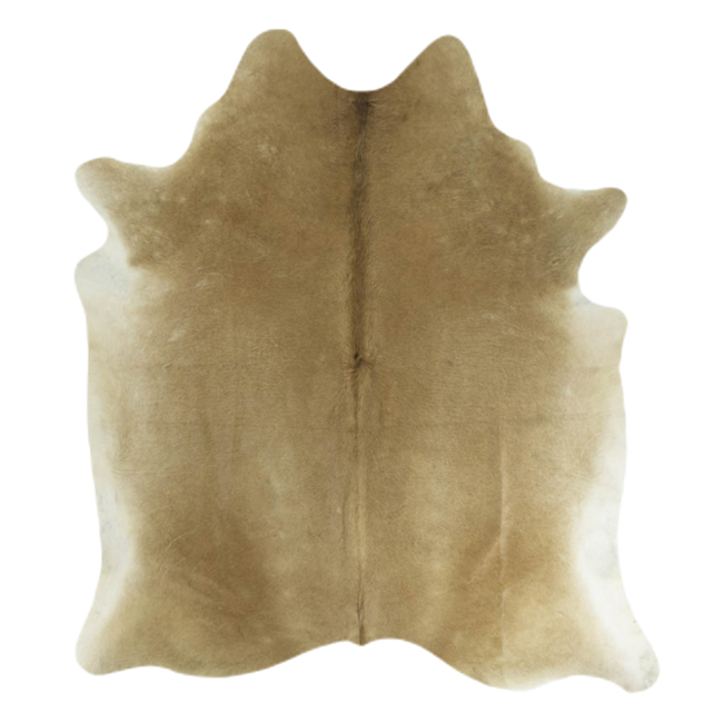 Mars & More vloerkleed koe licht beige effen 250cm