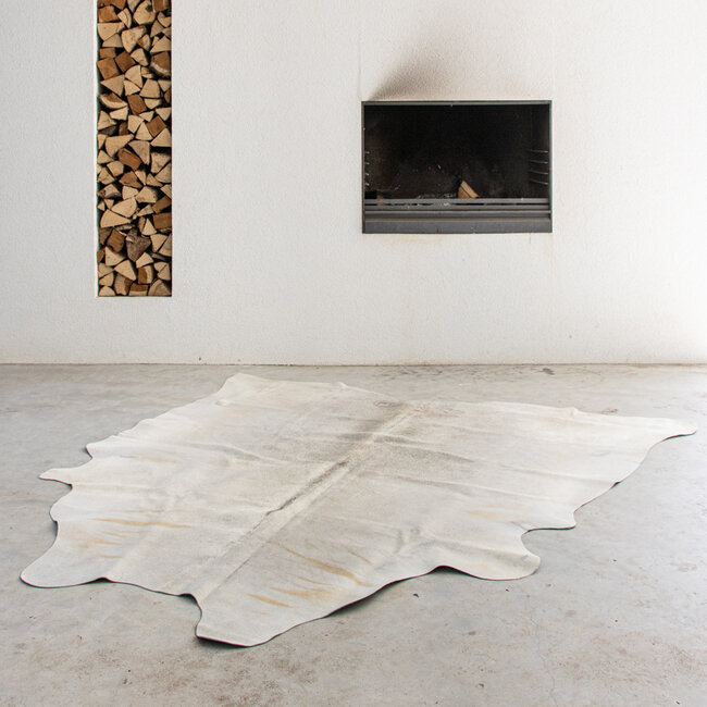 Mars & More vloerkleed koe natuur grijs 250cm