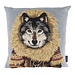 Mars & More gobelin kussen jas wolf 45x45cm