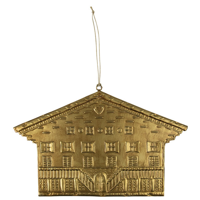 Mars & More hanger ijzer chalet a goud 28cm