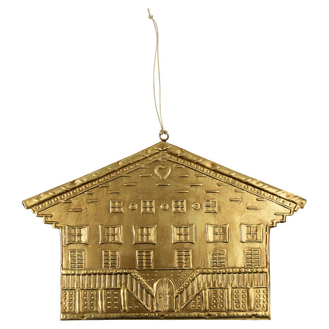 Mars & More hanger ijzer chalet a goud 28cm