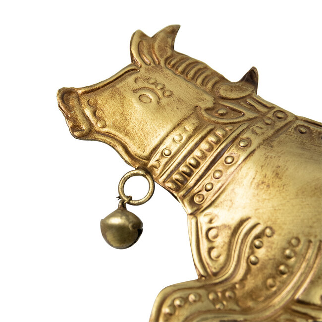 Mars & More hanger ijzer koe goud 16cm