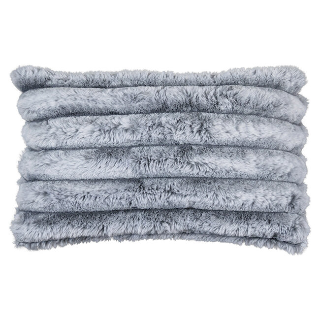 Mars & More half kussen konijn rib grijs 30x50cm*