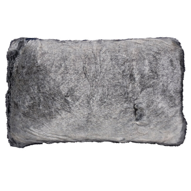 Mars & More half kussen wolf grijs 30x50cm