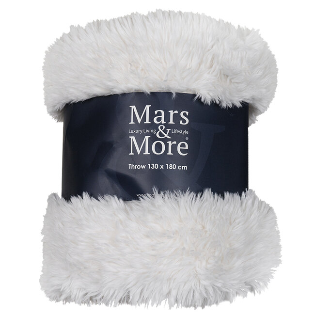 Mars & More plaid beer wit 130x180cm