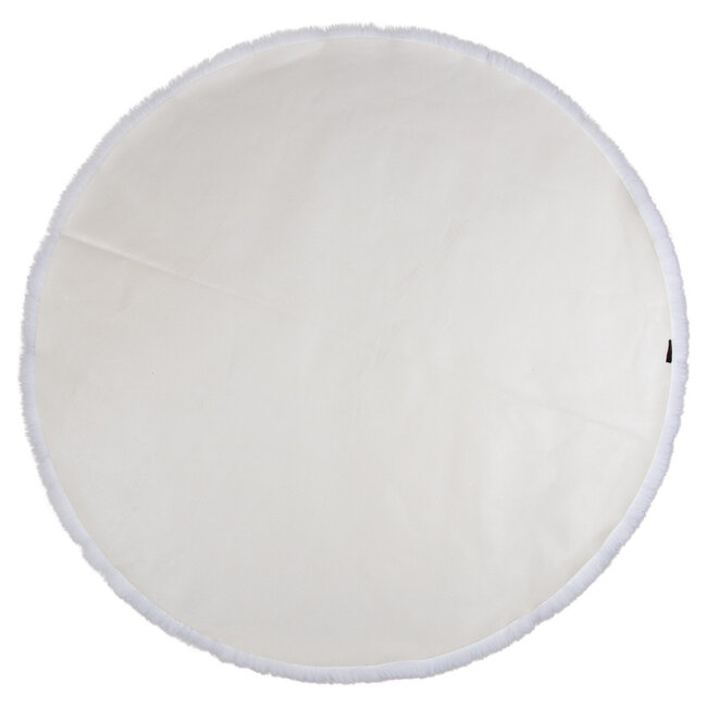 Mars & More vloerkleed teddy glad gebroken wit dia 120cm