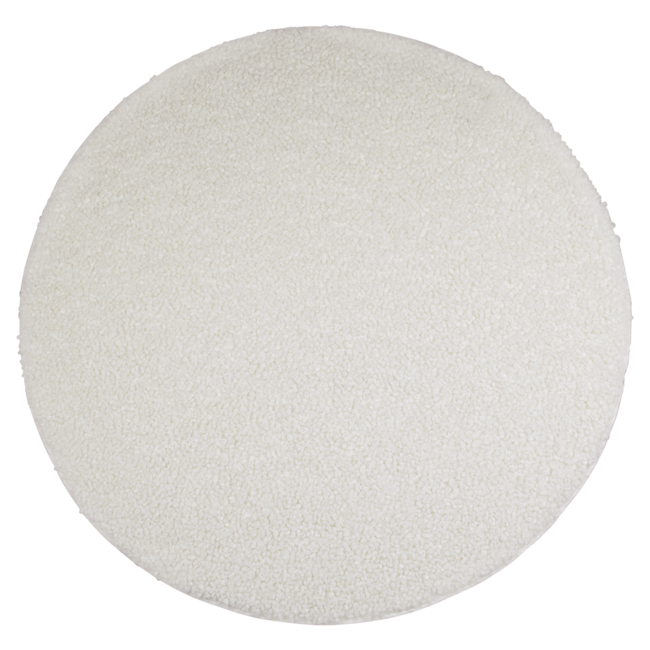 Mars & More vloerkleed teddy krul wit dia 120cm