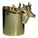 Mars & More wijnkoeler hert half champagne goud small