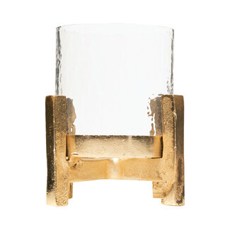 Mars & More windlicht op pootjes champagne goud small