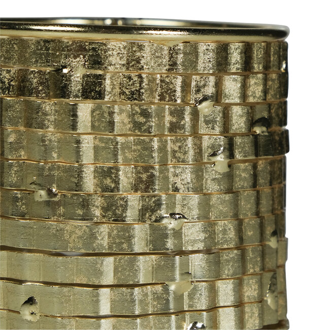 Mars & More windlicht metaal champagne goud c