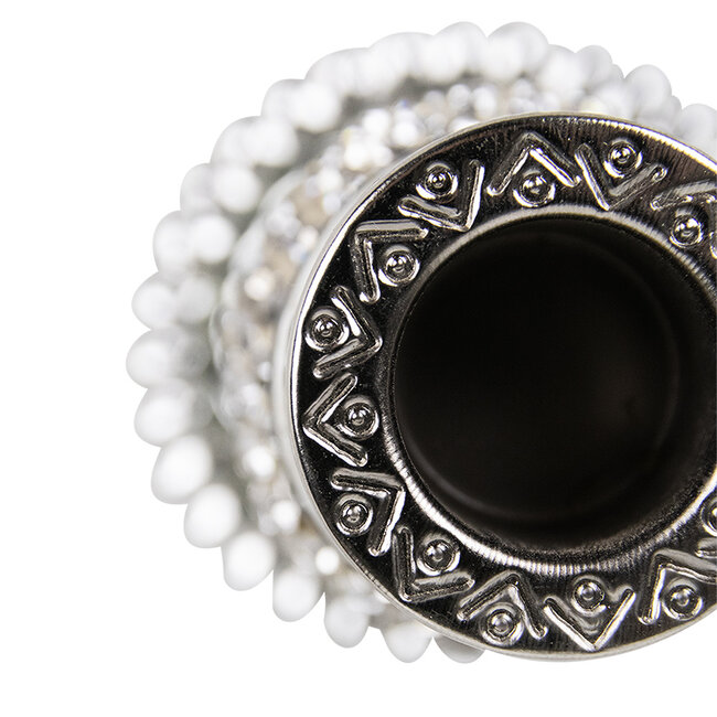 Mars & More kandelaar strass zilver 10cm