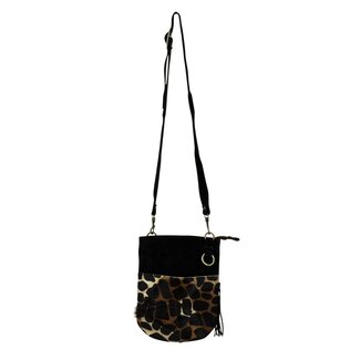 Mars & More *crossbody tas rond zwart giraf *