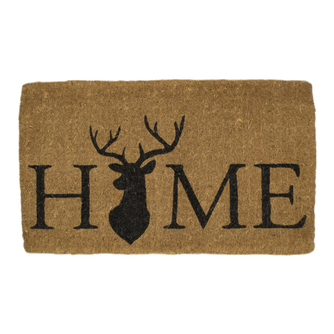 Mars & More kokosmat handgeweven hertenkop home 75cm