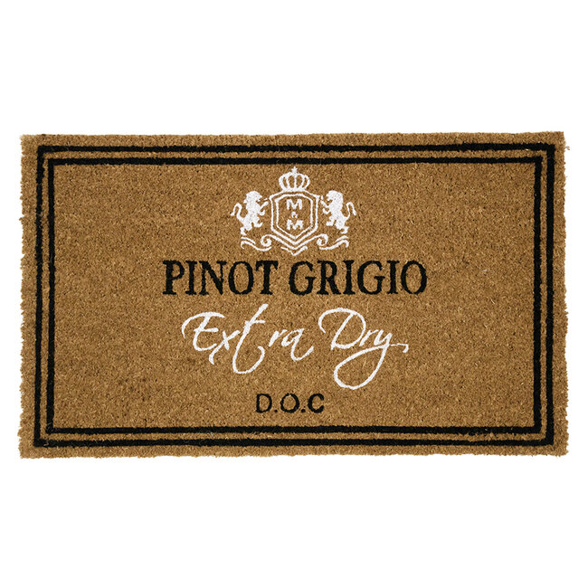 Mars & More deurmat kokos wijn pinot grigio 75cm