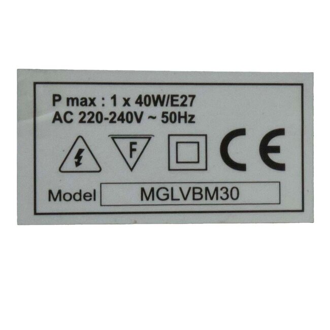 Mars & More lampvoet bollen mango hout 30cm