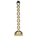 Mars & More lampvoet ornament champagne goud 12x12x50cm