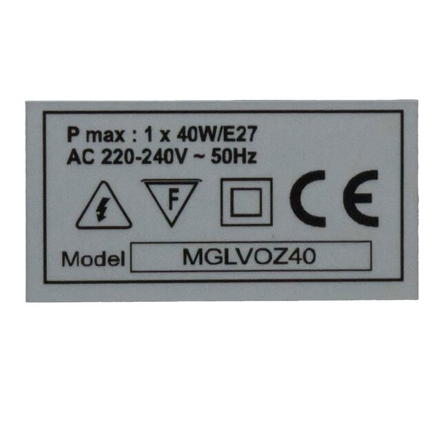 Mars & More lampvoet ornament zwart 12x12x40cm