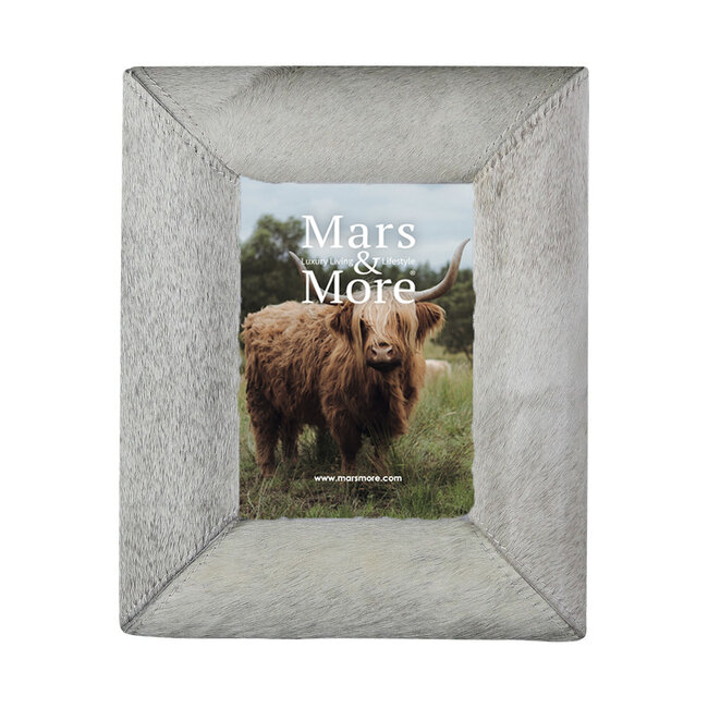 Mars & More fotolijst koe bol grijs 18x13cm