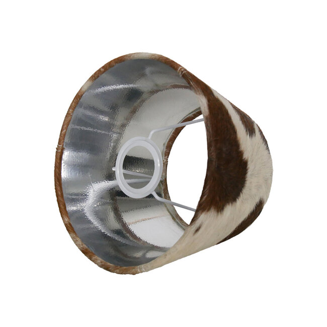 Mars & More lampenkap koe bruin/wit 20cm