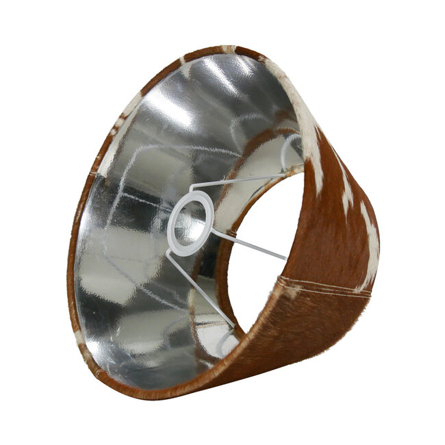 Mars & More lampenkap koe bruin/wit 30cm