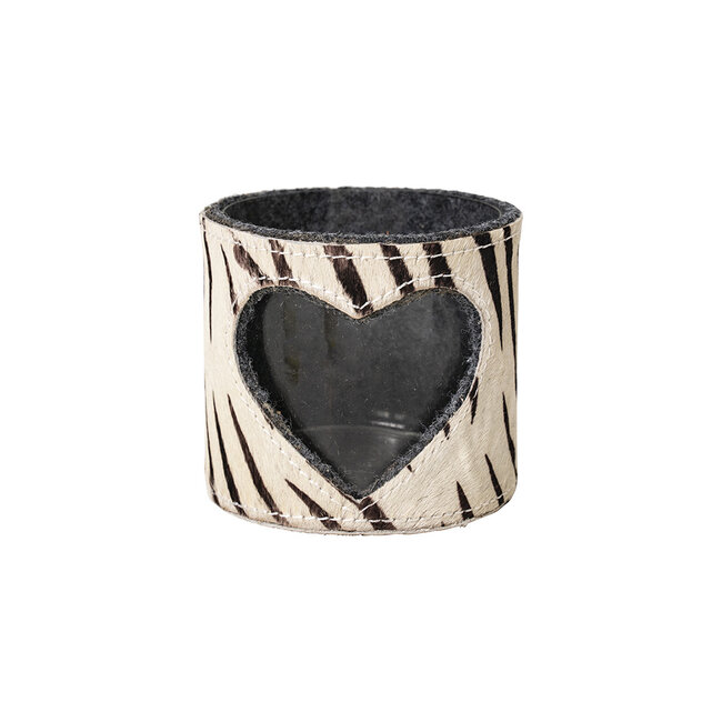 Mars & More *windlicht koe hart zebra 10cm*