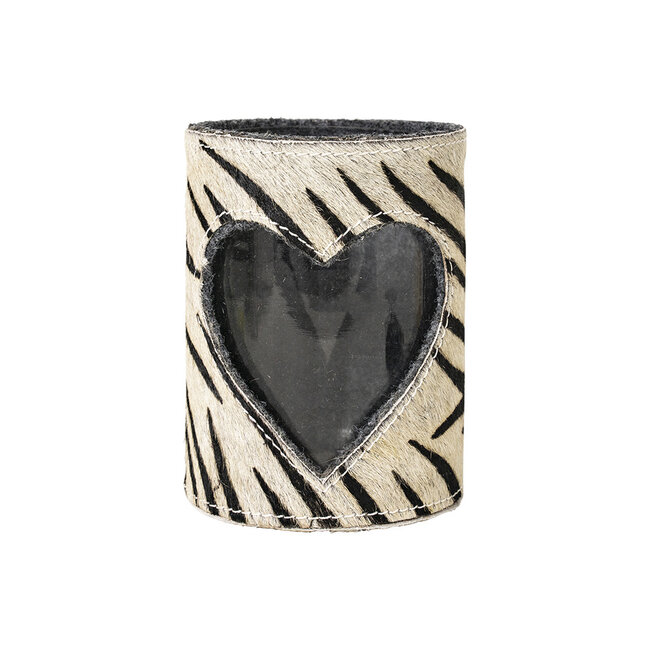 Mars & More *windlicht koe hart zebra 15cm*