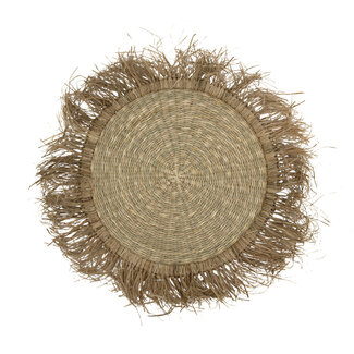 Mars & More zeegras placemat franjes 47cm