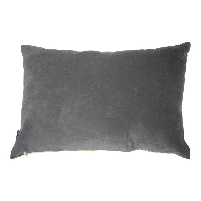 Mars & More groot kussen fluweel bloemen 9 40x60cm