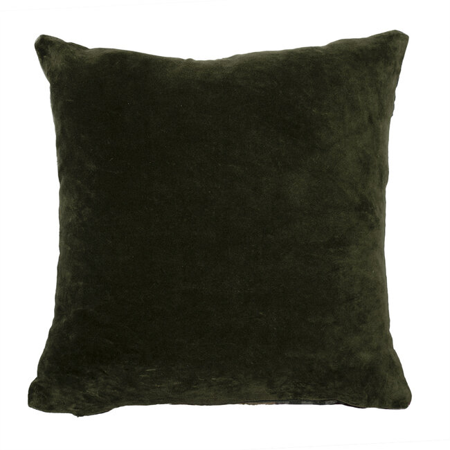 Mars & More kussen fluweel preppy kerst honden 45x45cm*