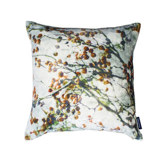 Mars & More kussen fluweel natuur rozenbottel 45x45cm*