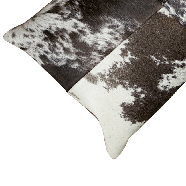 Mars & More half kussen koe bruin/wit 30x50cm