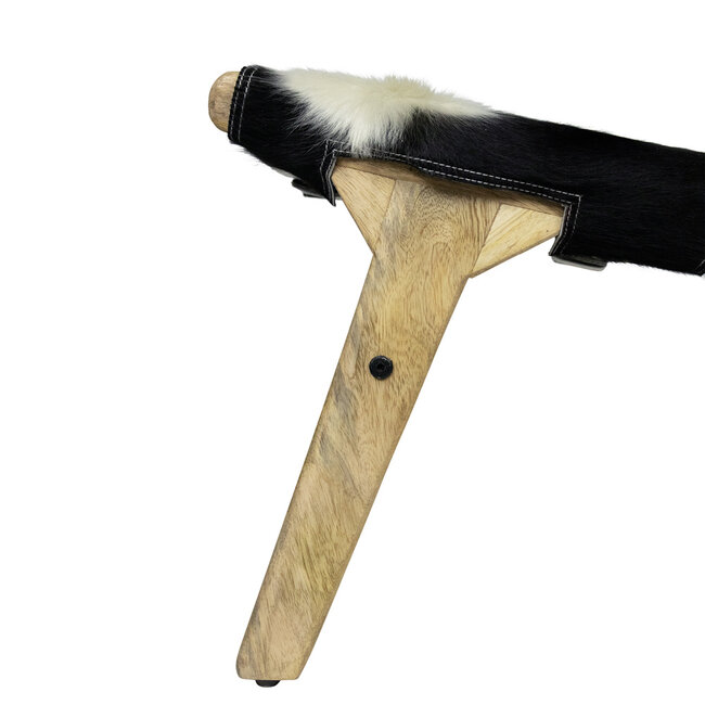 Mars & More stoel relax koevel zwart/wit (zelfmontage)