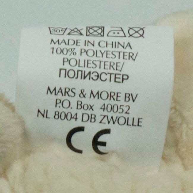 Mars & More knuffel lief dik konijntje 17cm