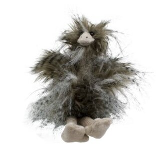 Mars & More knuffel langhaar struisvogel 18cm*