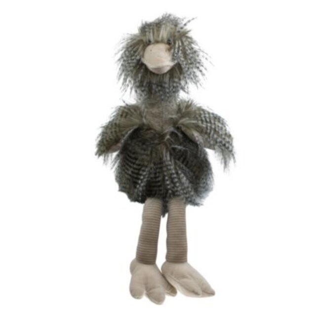 Mars & More knuffel langhaar struisvogel 43cm*