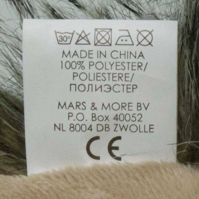 Mars & More knuffel langhaar struisvogel 43cm*