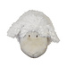Mars & More knuffel schaap wandkop 24cm