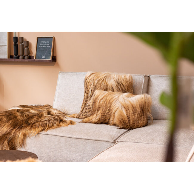 Mars & More half kussen geit tibet langhaar 30x50cm