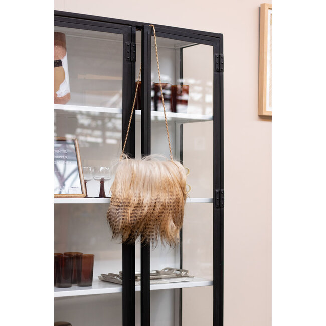 Mars & More crossbody tas geit tibet langhaar 20x25cm