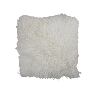 Mars & More kussen schaap krulhaar wit 40x40cm