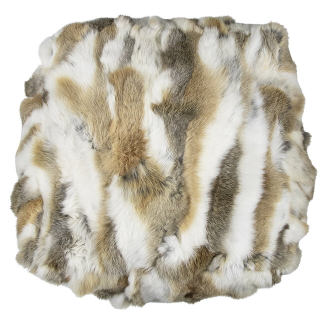 Mars & More poef konijn mix bruin 40x40x40cm